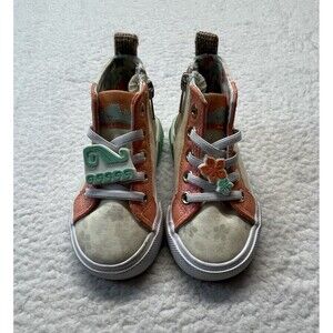 Ground UP Disney Moana Sneakers Toddler Girl Size 7 Slip-On High-Top Character